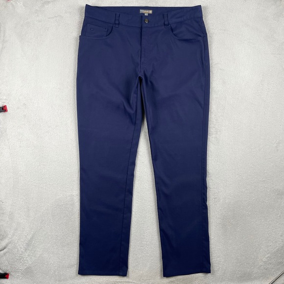 Peter Millar Other - Peter Millar EB66 Pant Mens 36x32 Beige Classic Fit Performance Five Pocket Golf